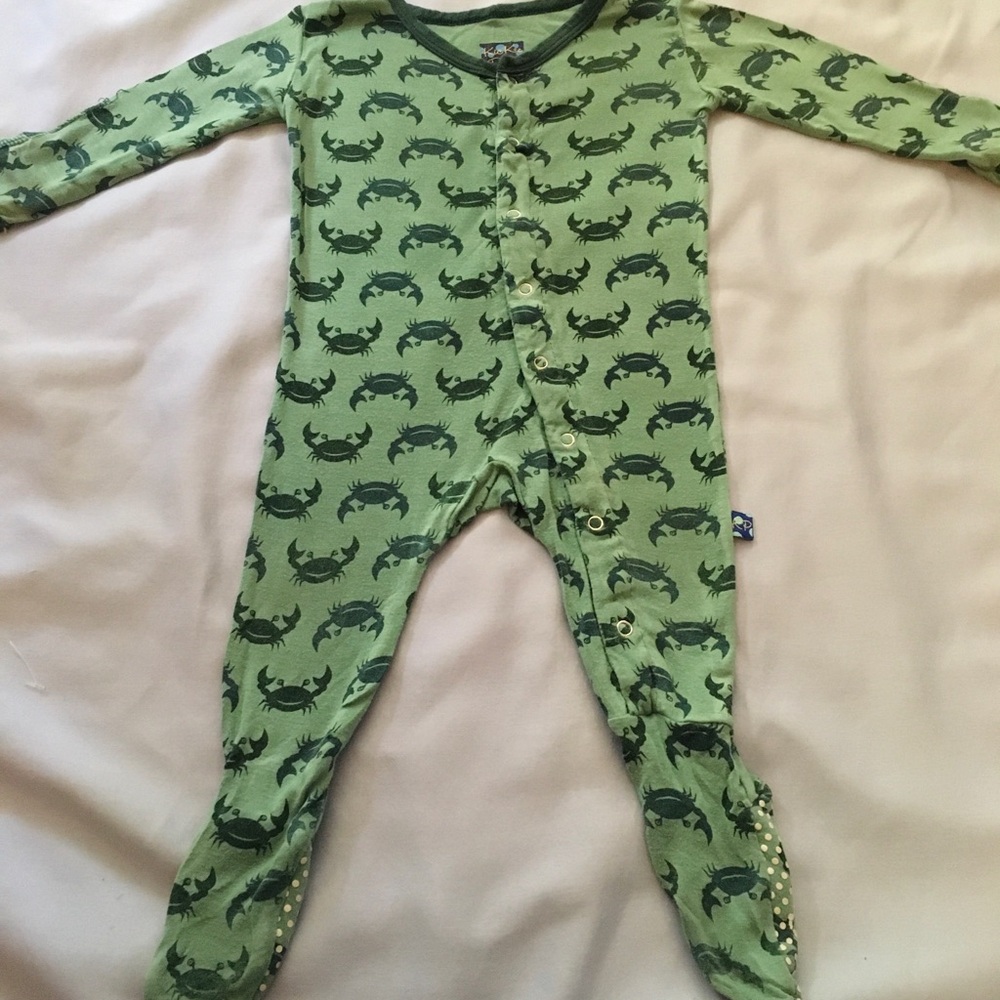 Kickee Pants Bamboo Crab Pajamas